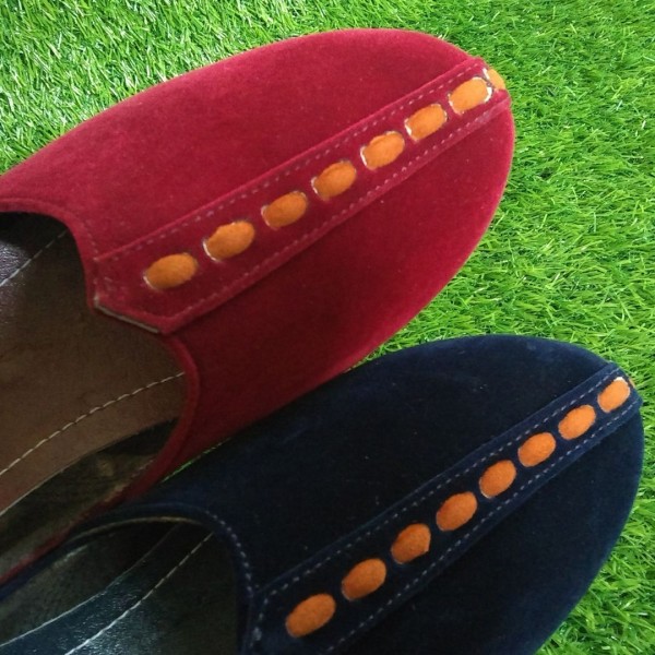 ks13-stylish velvet khussa