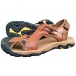 WW-01 =  Men Flip flops Leather summer  sandal 