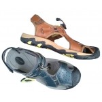 WW-01 =  Men Flip flops Leather summer  sandal 