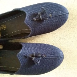ks06 = Denim Tusal Traditional khussa